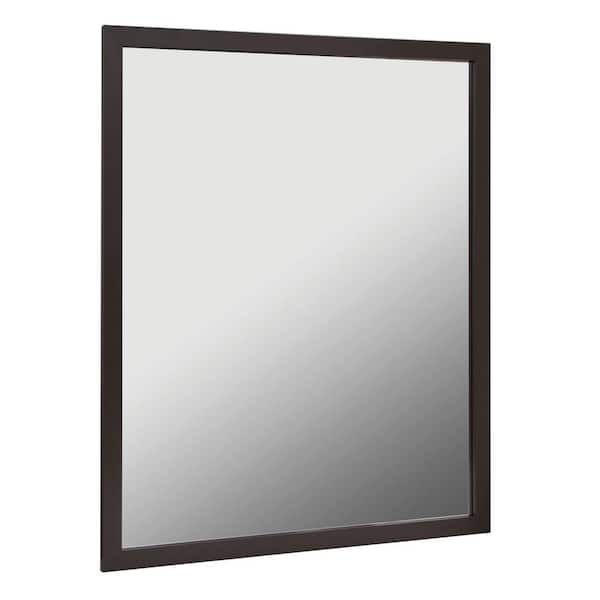 Unbranded 30 in. W x 36 in. H Rectangular Aluminum Framed Wall Mount Modern Decor Bathroom Vanity Mirror