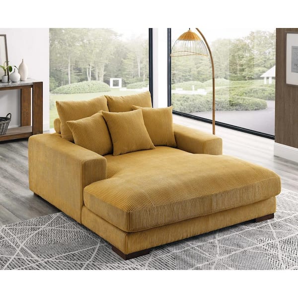 Oversized chaise lounge online cushions