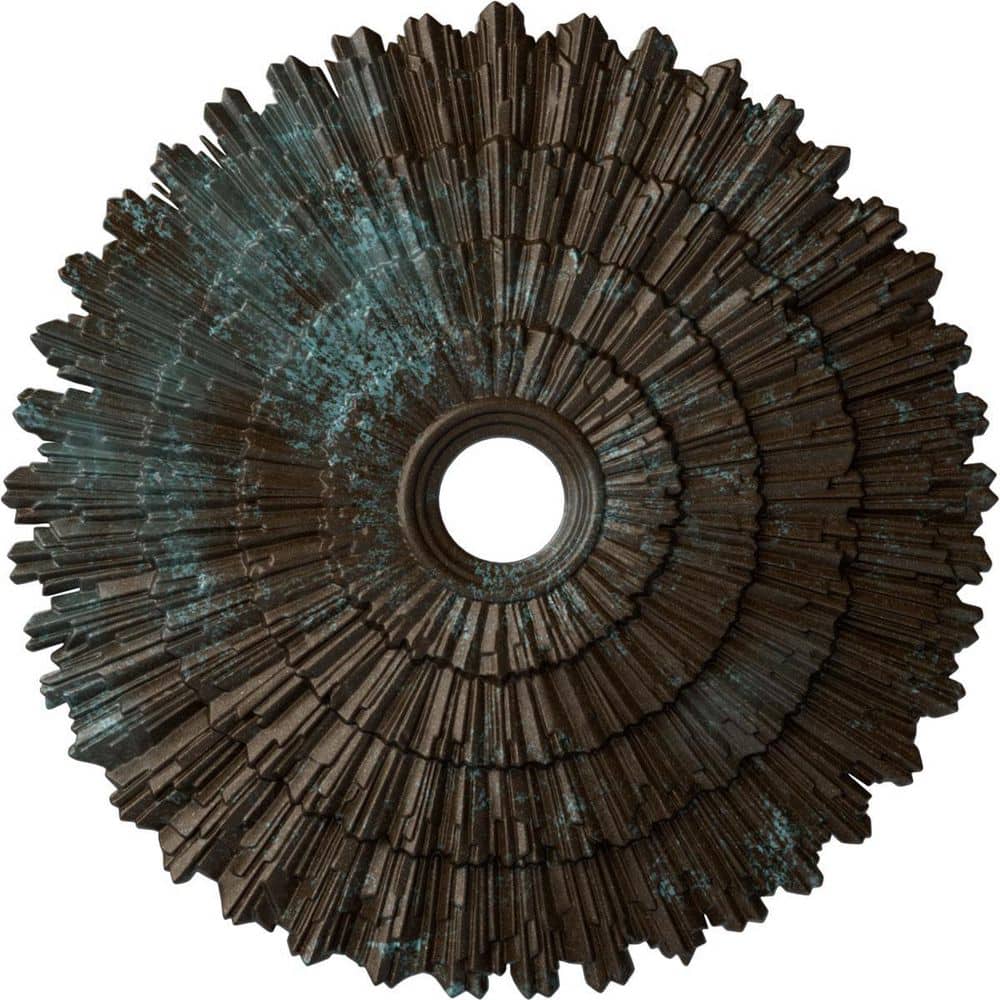 1-7/8 in. x 24-3/4 in. x 24-3/4 in. Polyurethane Eryn Ceiling, Bronze Blue Patina price history on PriceWatchPro