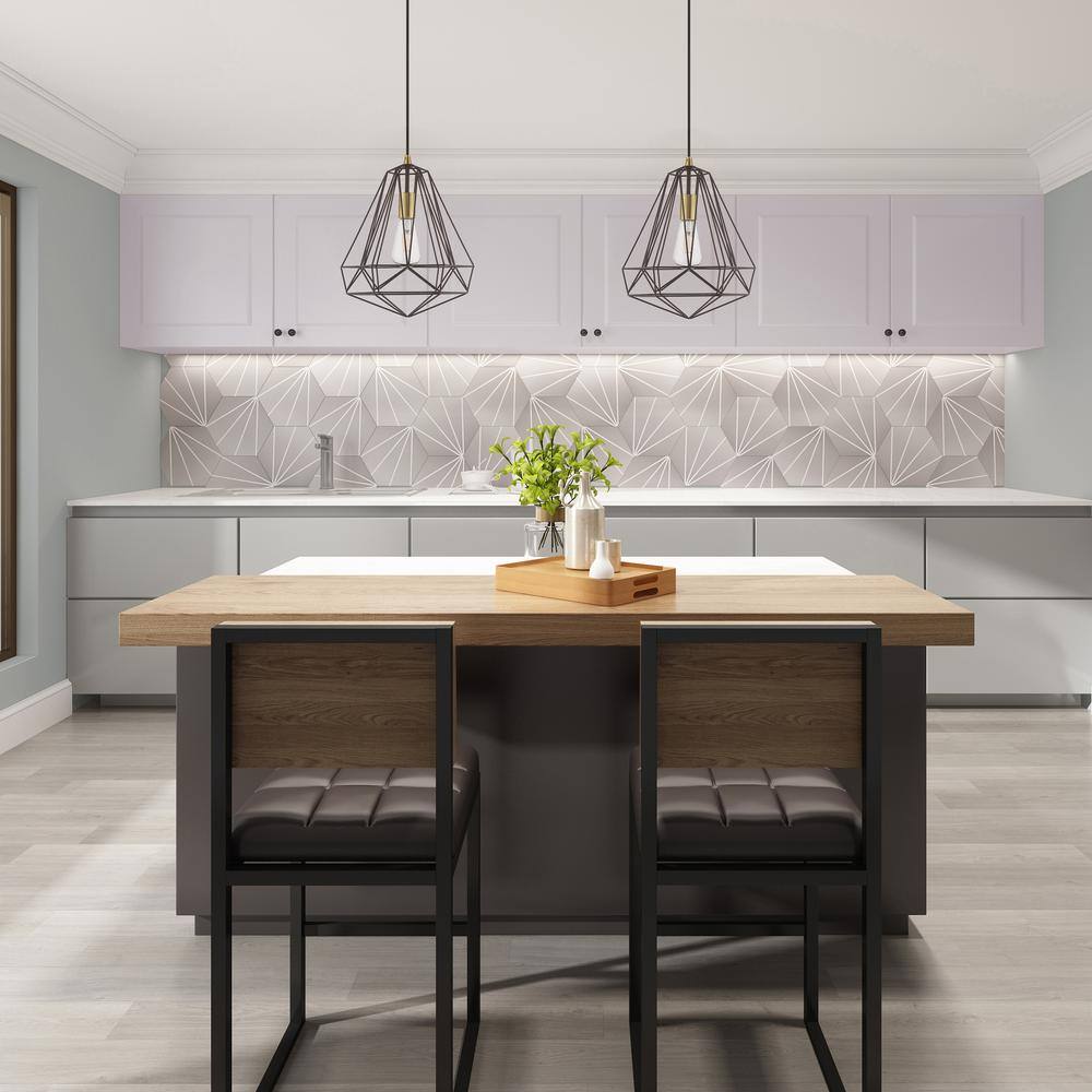 Contemporary Bronze Geometric Mini Pendant Light