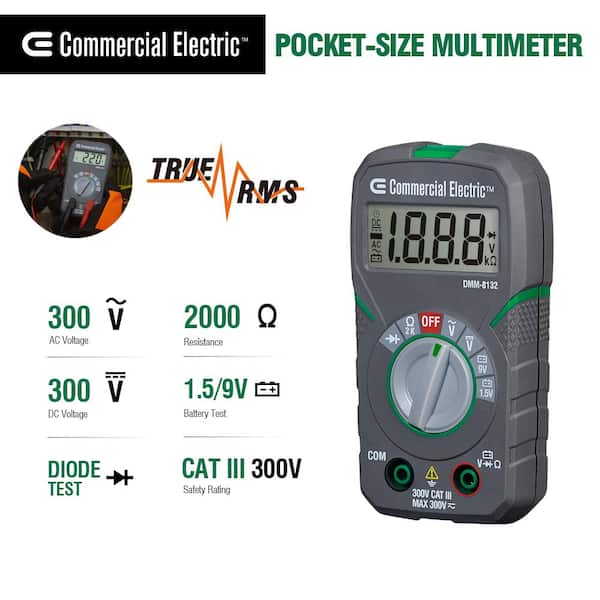 Multimètre digital LCD pocket - UO20292 