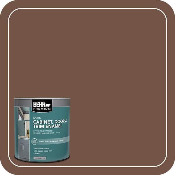 BEHR PREMIUM 1 qt. #SC-123 Valise Satin Enamel Interior/Exterior