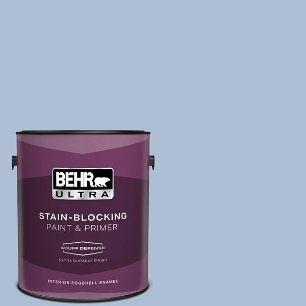 BEHR ULTRA 1 gal. #580E-3 Sweet Blue Extra Durable Eggshell Enamel Interior Paint & Primer