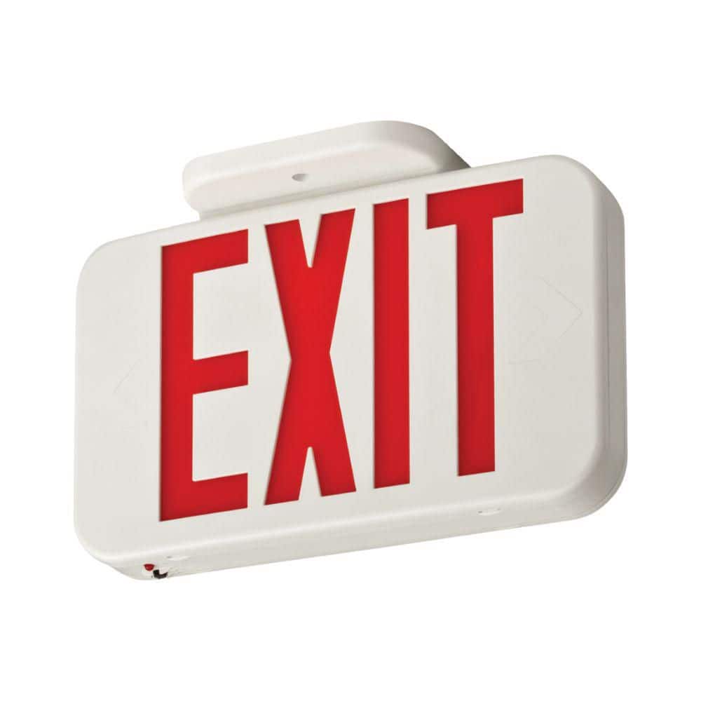 Lithonia Lighting Contractor Select Integrated LED White Exit Sign