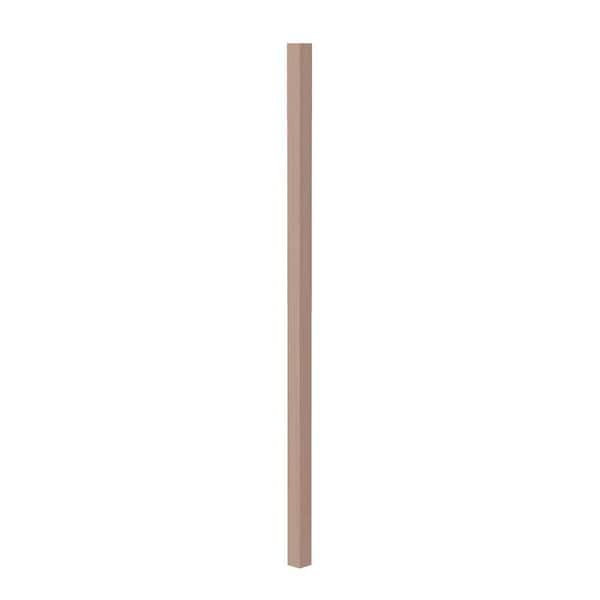 EVERMARK Stair Parts 36 in. x 1-1/4 in. 5141 Unfinished Hemlock Square Top Craftsman Wood Baluster for Stair Remodel