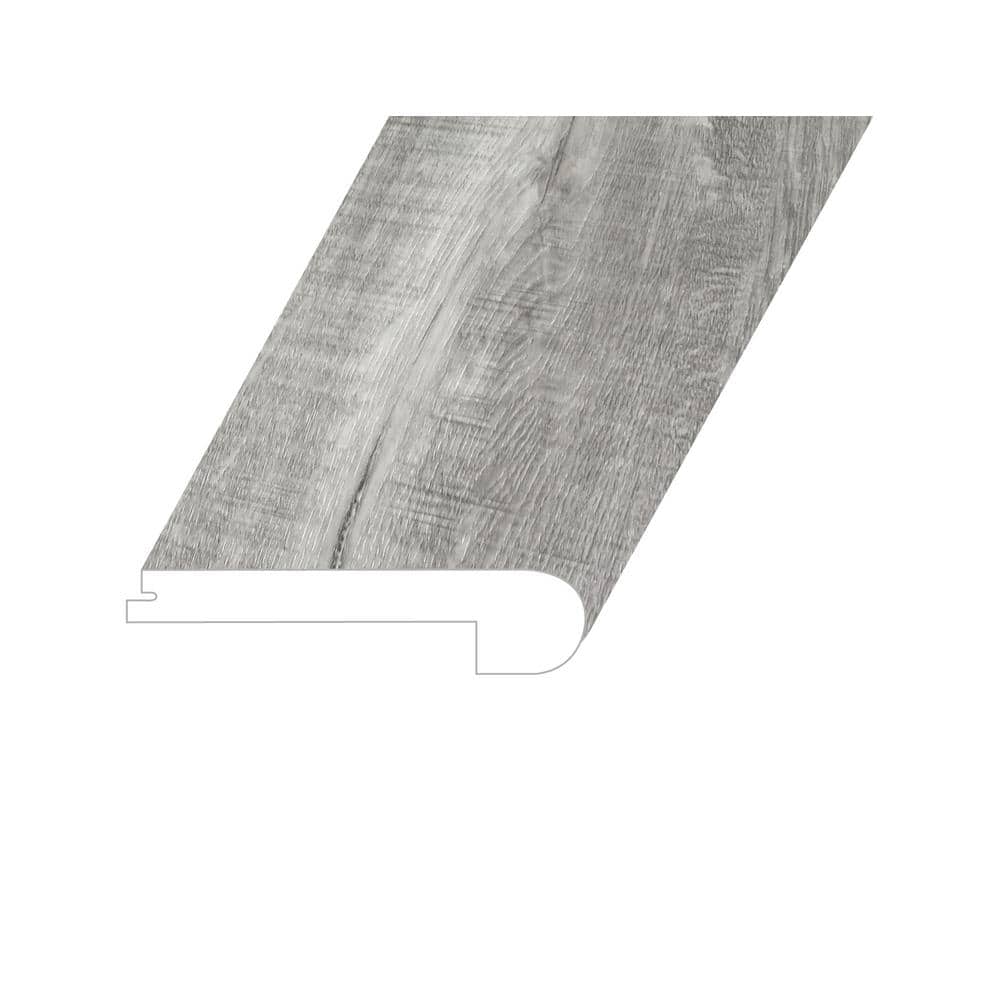 Bellator Arctic Fog 1 in. Thick x 4.5 in. W x 94.5 in. L SPC Vinyl Flush St