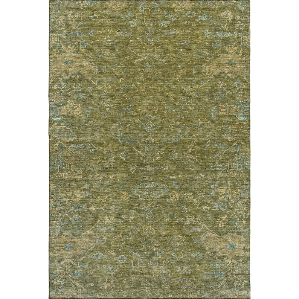 Mayfield Premium Machine Washable Abstract AMF2322 Fern 5 ft. x 7 ft. 6 in. Area Rug price history on PriceWatchPro