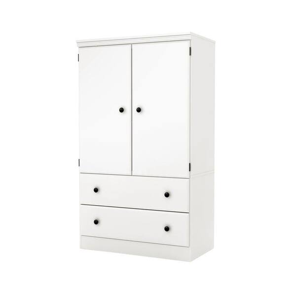 South Shore Morgan Pure White Armoire