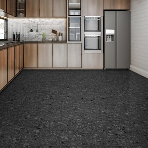 Gaspesie Park Terrazzo 22 MIL x 18.5 in. W x 37 in. L Waterproof Click Lock Luxury Vinyl Flooring (457.2 sq. ft./pallet)