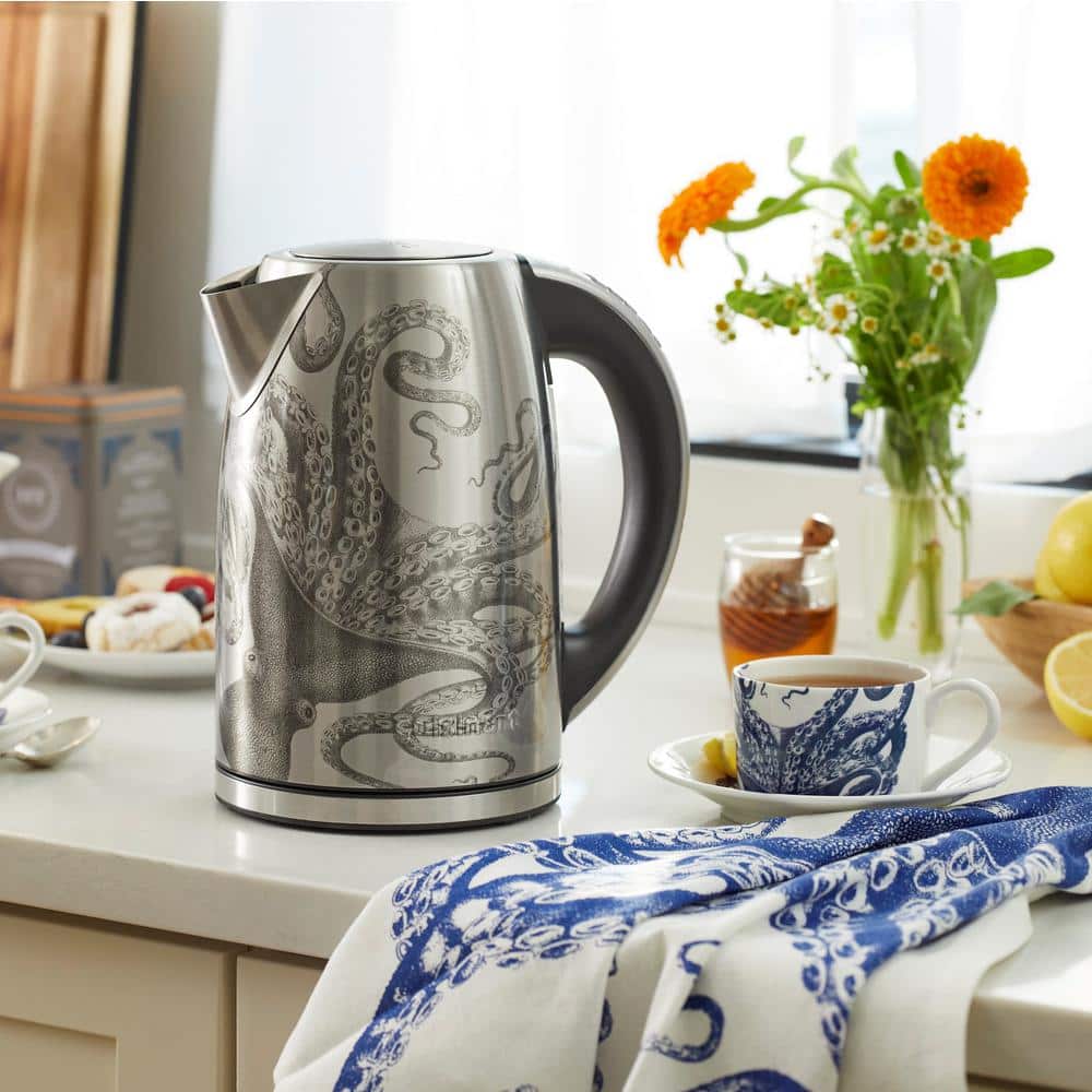 Caskata 1.7-Liter Silver Stainless Steel Electric Tea Kettle