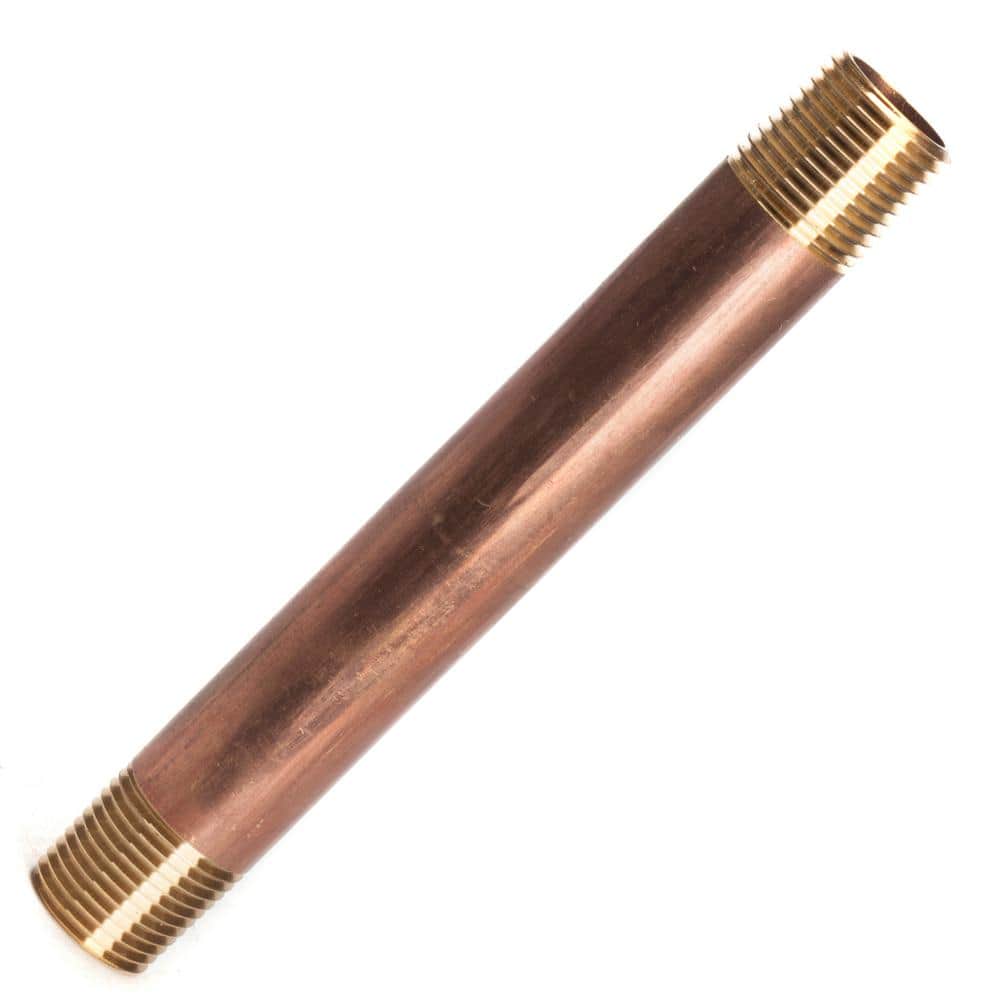 1/2 in. x 6 in. MIP Brass Nipple Fitting (3-Pack) price history on PriceWatchPro