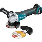 18V LXT Lithium-Ion Brushless Cordless 4-1/2 in./5 in. Paddle Switch Cut-Off/Angle Grinder (Tool-Only)
