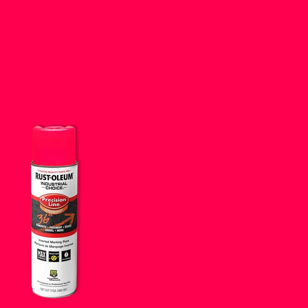 RUST-OLEUM 1601838 Precision Line Inverted Marking Paint M1600 Clear Gloss  17 OZ. Spray, 17 Ounce