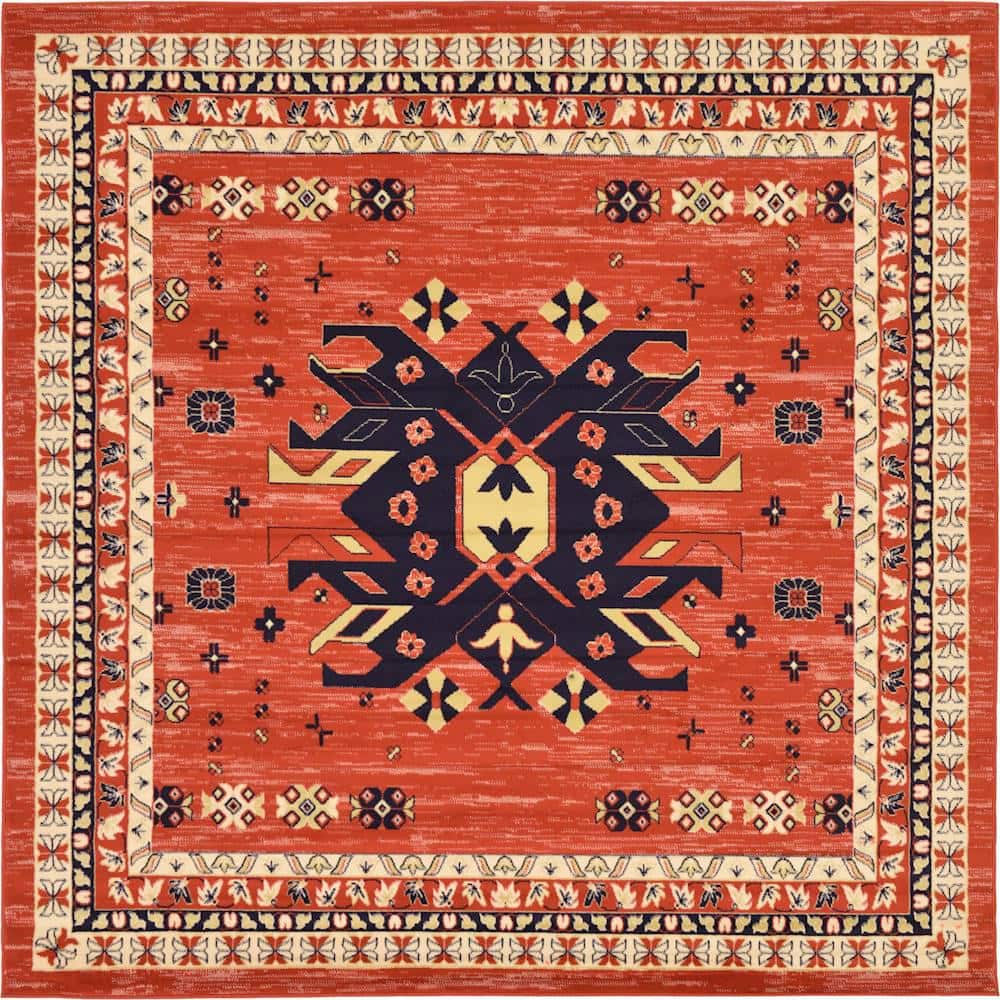 Taftan Oasis Terracotta 8' 0 x 8' 0 Square Rug price history on PriceWatchPro