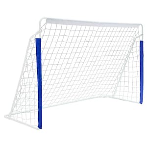 8 ft. x 5 ft. Portable Kids Soccer Goals with Net for Backyard, White