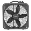Lasko 20 in. Weather-Shield Select 3-Speed Box Fan with Thermostat B20573 -  The Home Depot
