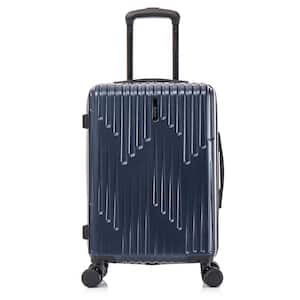 Drip lightweight hard side spinner luggage 20 in. carry-on Blue
