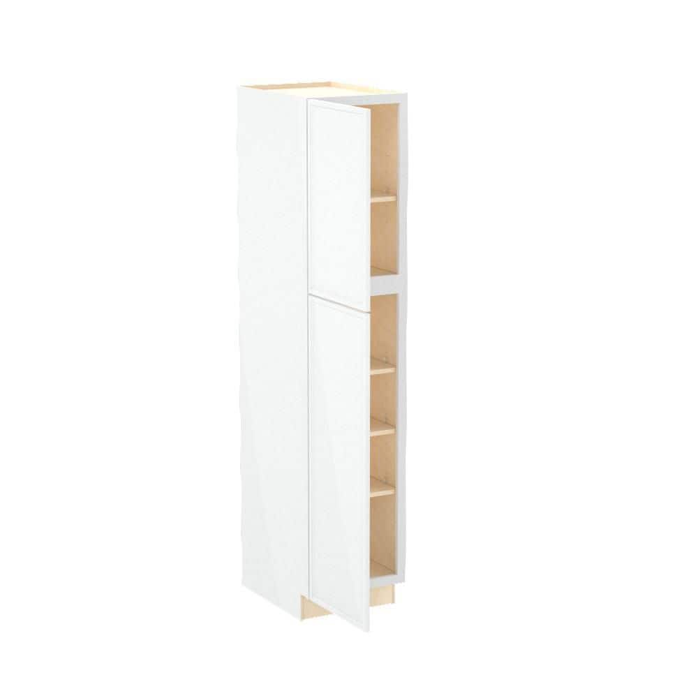 Franklin 18 in. W x 24 in. D x 84 in. H Assembled Plywood Pantry Kitchen Cabinet in Vesper White with Soft Close LH price history on PriceWatchPro