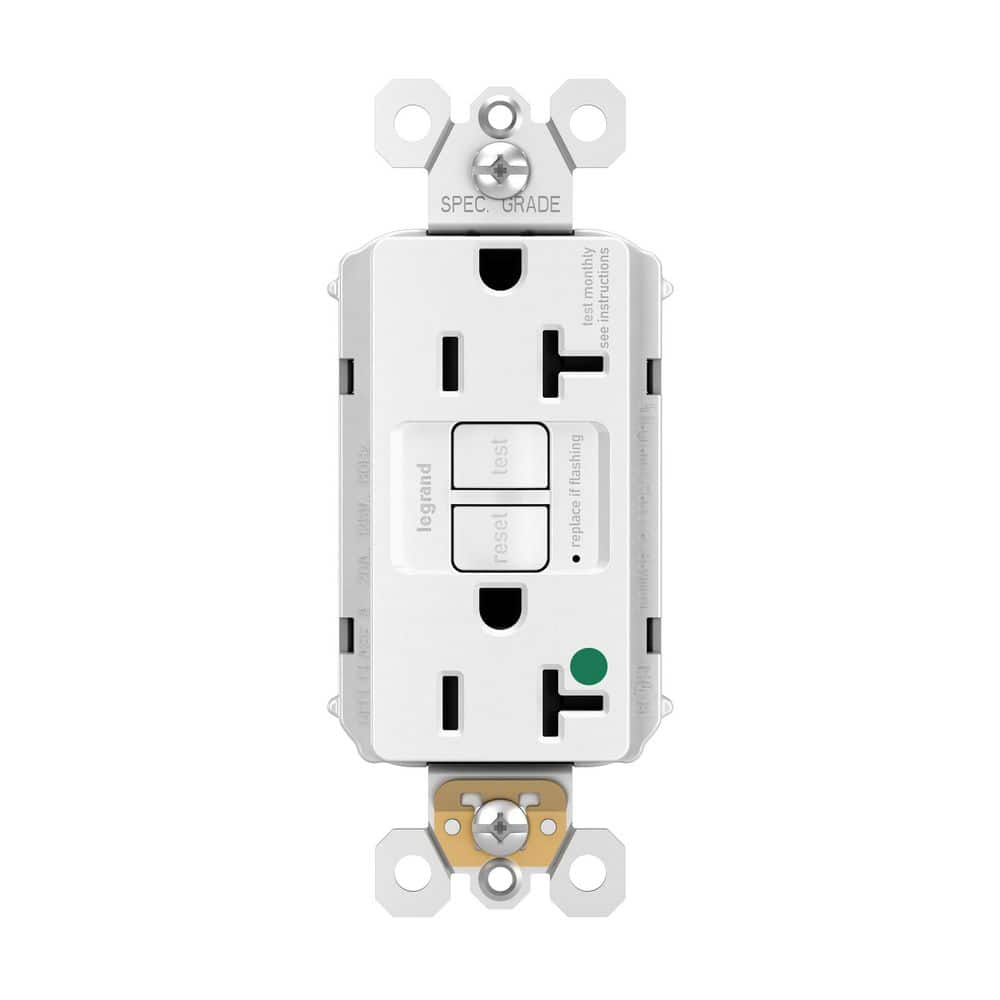 PlugTail 20 Amp GFCI Hospital Grade Duplex Outlet White price history on PriceWatchPro