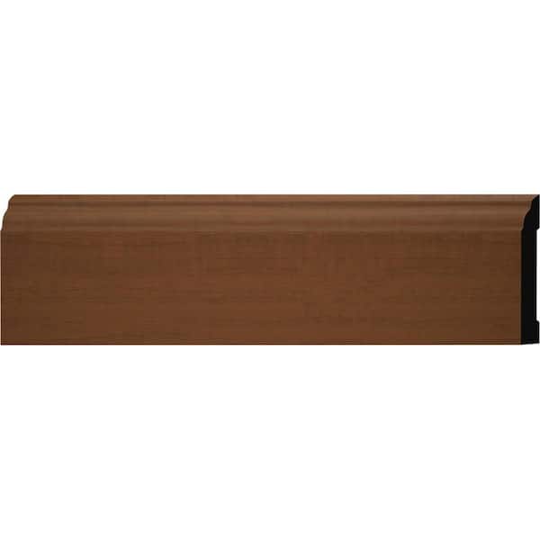 5523 7/16 in. x 3-1/4 in x 8 ft. PVC Gunstock Base Moulding