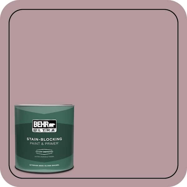 BEHR ULTRA 1 qt. #PMD-71 Twilight Blush Extra Durable Semi-Gloss Enamel Interior Paint & Primer