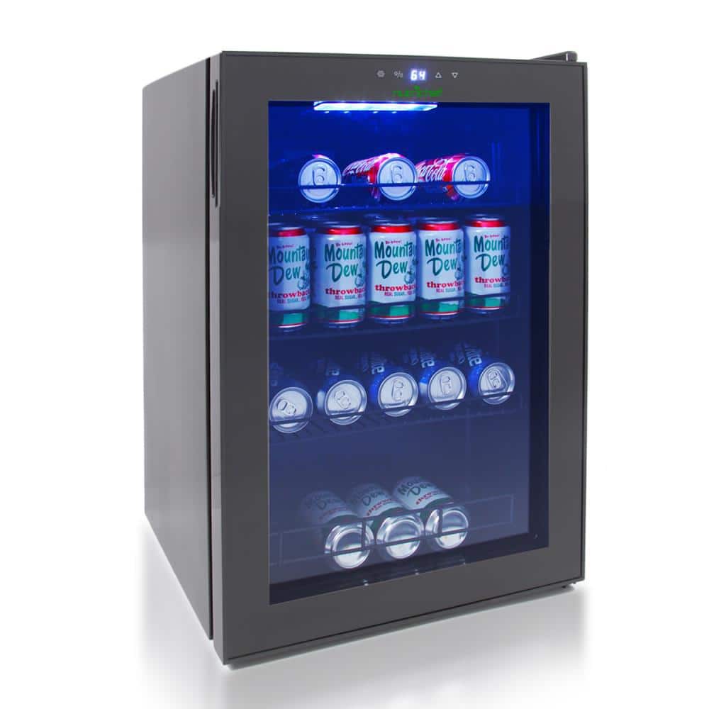 NutriChef 24Bottle Freestanding Compact Beverage Fridge Cooler Wine