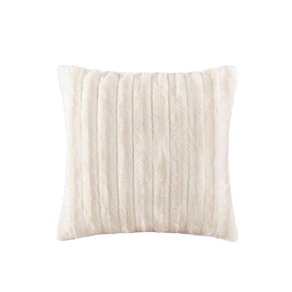 Luxurious York Faux Fur Plush Kids' Throw Pillow 20"x20"