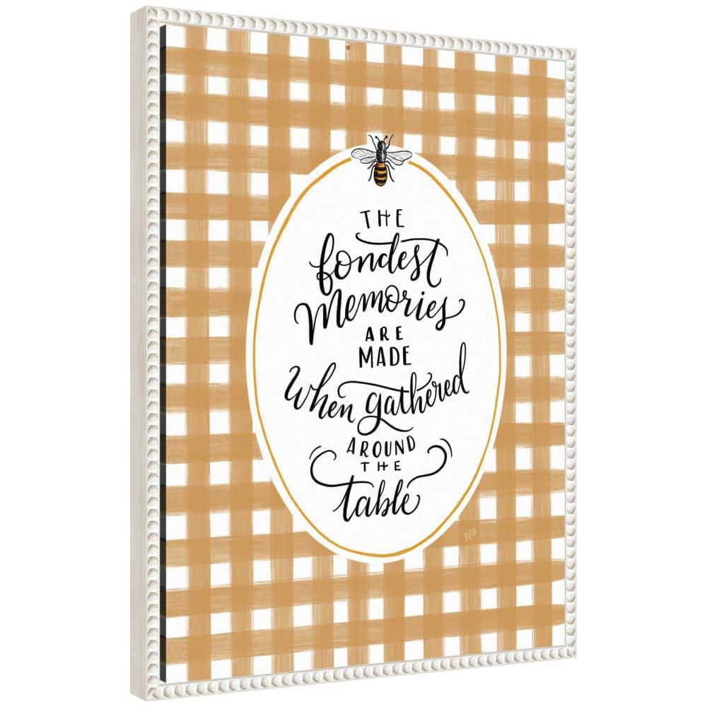 "Sylvie ""Fondest Memories"" by Valerie McKeehan of Lily and Val Words Framed Canvas Art Print 24 in. x 18 in." price history on PriceWatchPro