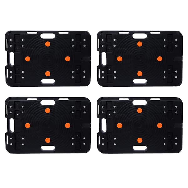 Tidoin 4-Piece 330 lb. Load Capacity Heavy Duty Dolly