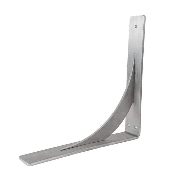 Hampton Bay Delta 14 in. L Stainless Steel Heavy Duty Countertop Support Bracket