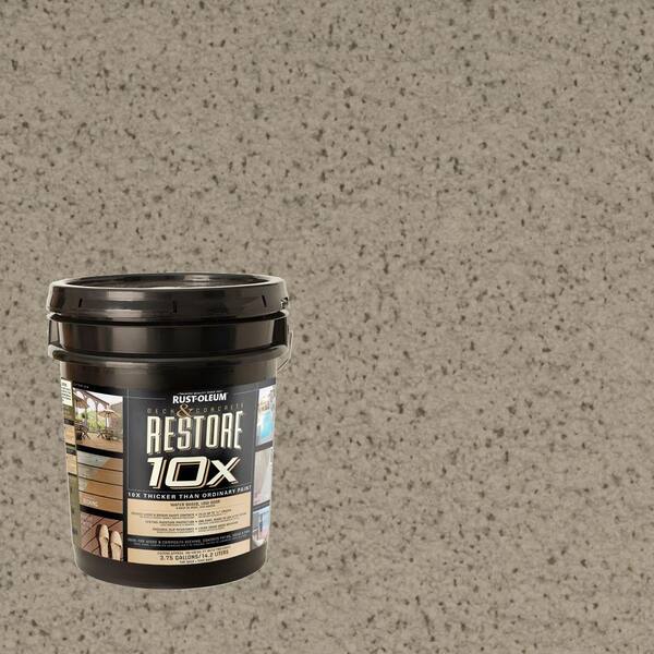 Rust-Oleum Restore 4-gal. Brownstone Deck and Concrete 10X Resurfacer