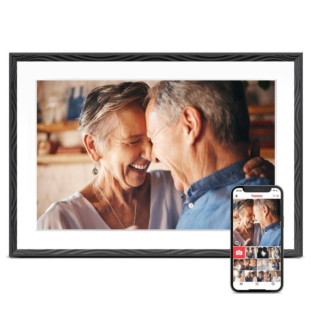 Vrbgify 10.1 in. White WiFi Digital Picture Frame 1280 x