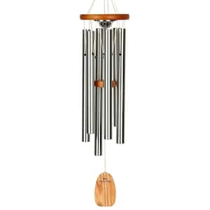 Signature Collection, Woodstock Memorial Chime, 24 in. Silver Wind Chime