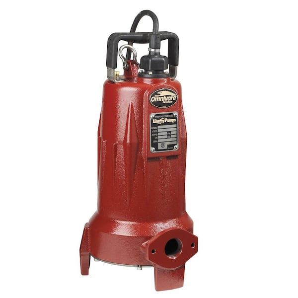 LSG200-Series 2 HP Grinder Sewage Pump with 35 ft. Cord and 1.25 in. Discharge