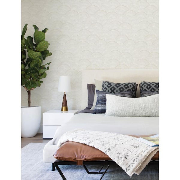 Encircle Dove Geometric Wallpaper