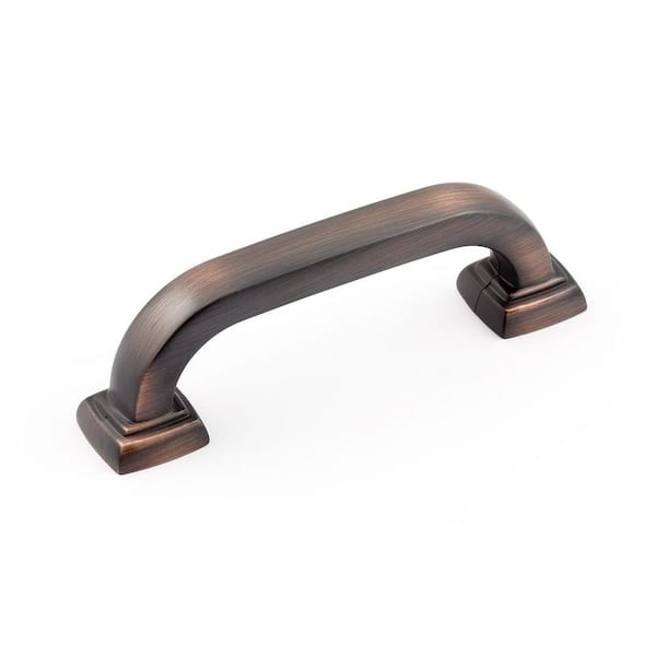 Richelieu Hardware Vaughan Collection 3 in. (76 mm) Brushed Oil-Rubbed Bronze Transitional Cabinet Bar Pull