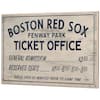 Boston Red Sox - Vintage Ticket Office Wood Wall Decor
