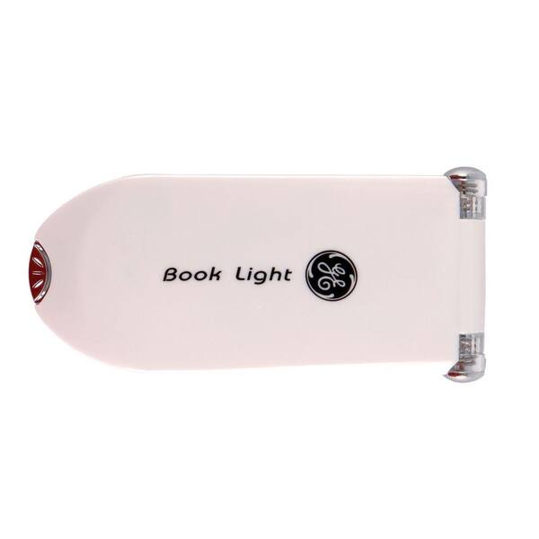 GE White LED Battery-Operated Clip-On Booklight-DISCONTINUED