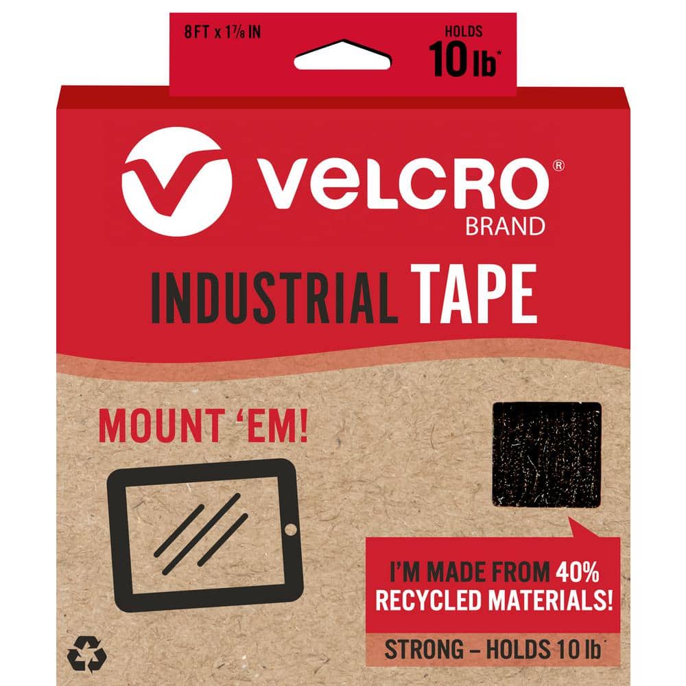 VELCRO Brand Industrial Fasteners Stick-On Adhesive, Professional Grade Heavy  Duty Strength Holds up to 10 lbs on Smooth Surfaces