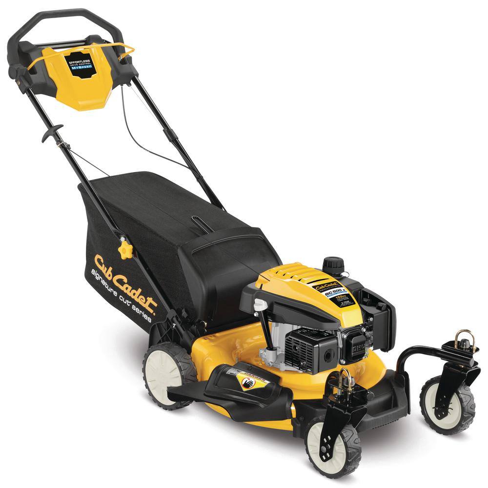 21 in. 159cc Cub Cadet Engine 3-in-1 Gas RWD Self Propelled Lawn Mower with Front Caster Wheels