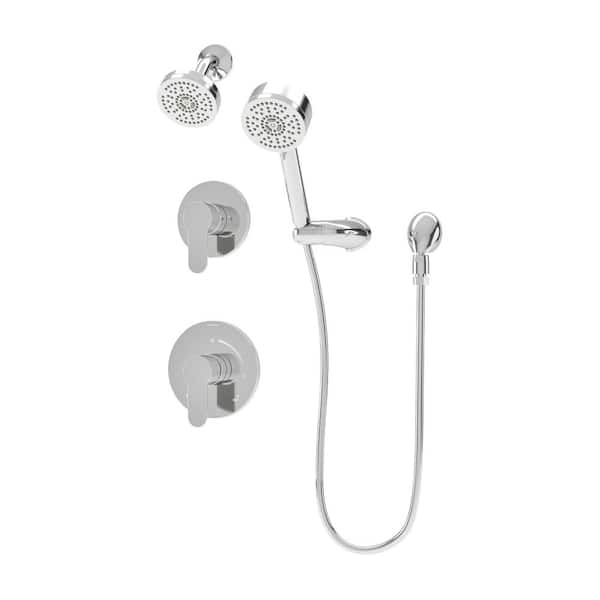 Identity HydroMersion 2-Handle Shower and Hand Shower Trim Kit - 1.5 GPM (Valve Not Included)