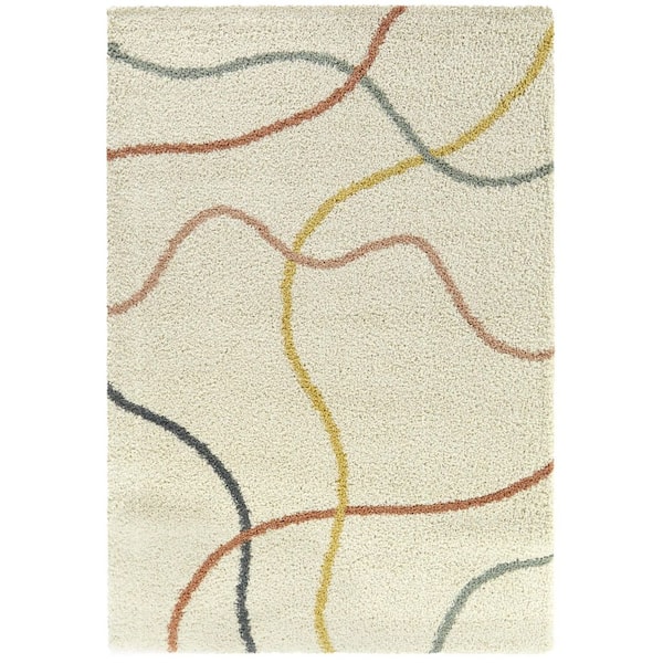 BALTA Emanuel Cream 7 ft. 10 in. x 10 ft. Abstract Area Rug
