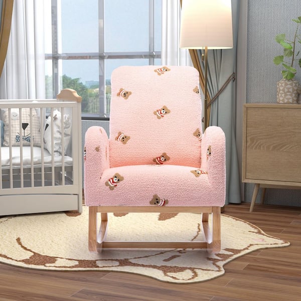 Pink nursery hot sale chair