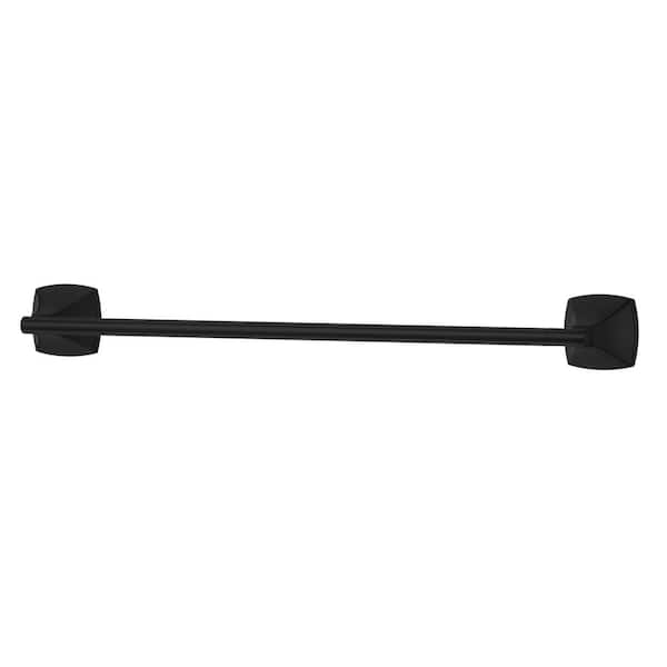 Bellance 24 in. Wall-Mount Towel Bar in Matte Black