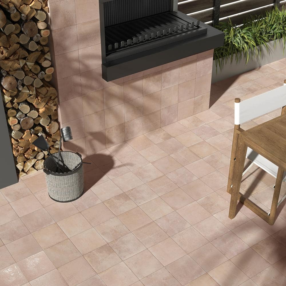 Terra Crema 8x8 Matte Porcelain Floor and Wall Tile