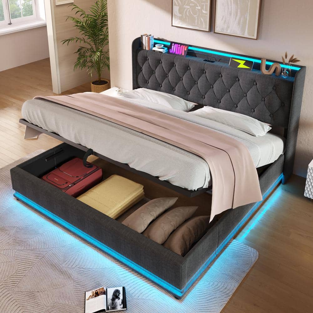 King size bed led lights hotsell