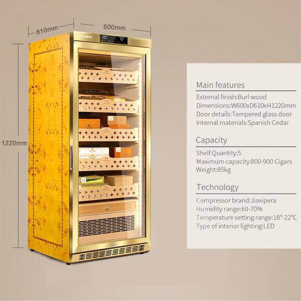 Humidor de escritorio Prestige Montgomery para 150 puros