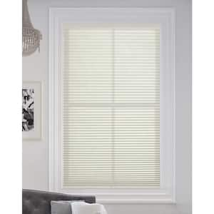 Winter White Cordless Light Filtering Fabric Cellular Shade 9/16 in. Single Cell 22.5 in. W x 48 in. L