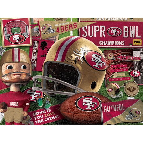 YouTheFan NFL San Francisco 49ers Wooden Retro Series Puzzle 0956648 - The  Home Depot