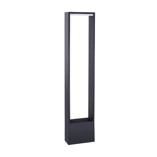 Unbranded Outdoor 500 Lumens Low-Voltage Black Integrated LED Path Bollard Light Weather Resistant Waterproof Anti-Rust Sturdy